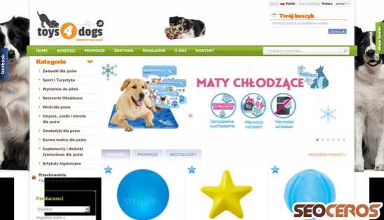 toys4dogs.pl desktop förhandsvisning