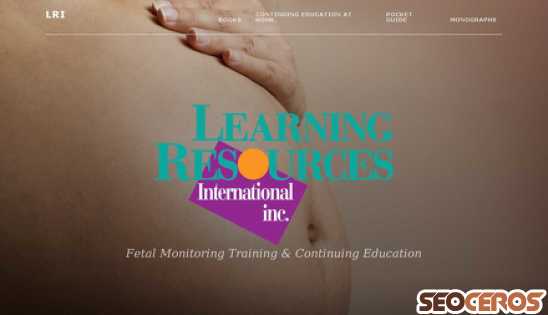 training.fetalmonitoring.com desktop előnézeti kép