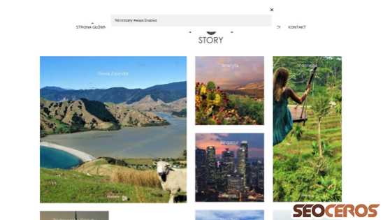 travel-story.pl desktop náhľad obrázku