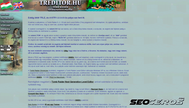 treditor.hu desktop előnézeti kép