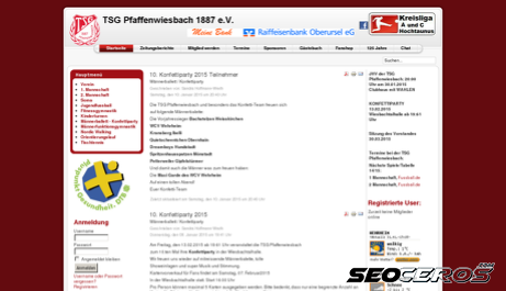 tsg-pfaffenwiesbach.de desktop náhled obrázku