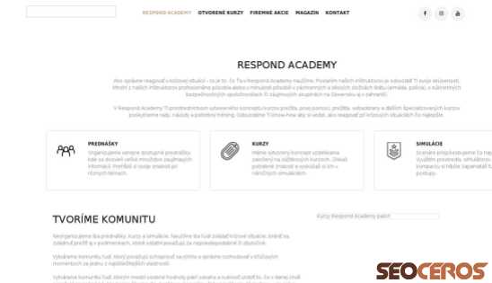 tst.respondacademy.sk/komunita-respond-academy desktop previzualizare