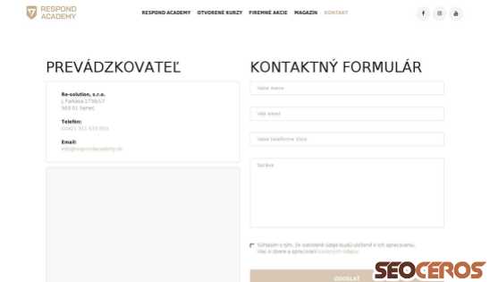 tst.respondacademy.sk/kontaktovat-respond-academy desktop náhľad obrázku