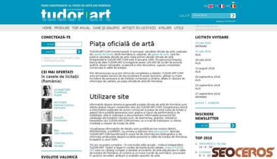 tudor-art.com desktop preview