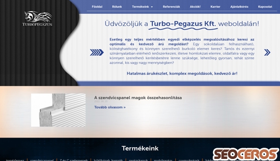 turbopegazus.hu desktop előnézeti kép