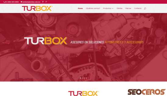 turbox.com.mx desktop förhandsvisning