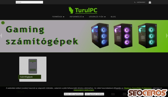 turulpc.hu desktop előnézeti kép
