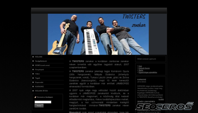 twisters.hu desktop náhľad obrázku