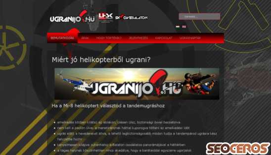 ugranijo.hu desktop előnézeti kép