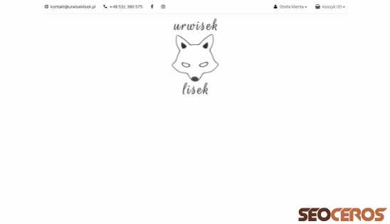 urwiseklisek.pl desktop preview