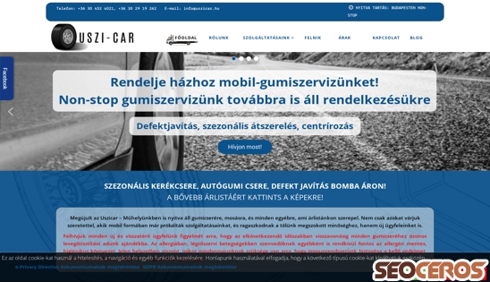 uszicar.hu desktop náhľad obrázku