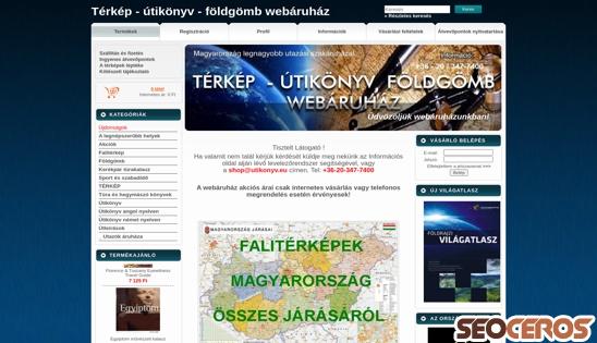 utikonyv.eu desktop náhled obrázku