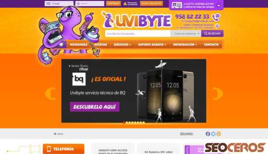 uvibyte.com desktop Vorschau