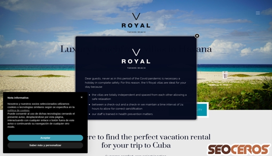 v-royal.com desktop náhľad obrázku
