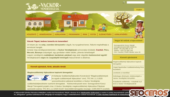 vackorhazak.hu desktop náhled obrázku