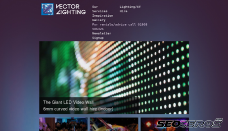 vectorlighting.co.uk desktop náhled obrázku