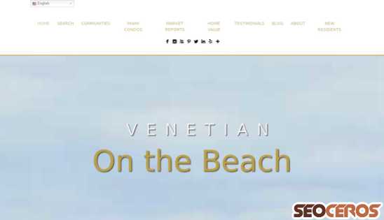 venetianonthebeach.com desktop előnézeti kép