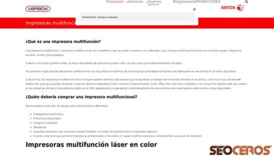 verbok.com/impresoras-multifuncion desktop előnézeti kép