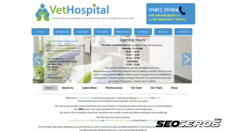 vethospital.co.uk desktop preview