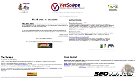 vetscape.co.uk desktop Vorschau