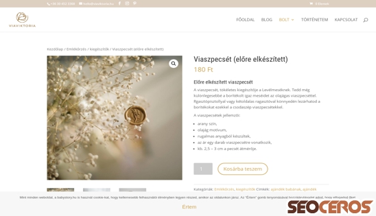 viaviktoria.hu/termek/viaszpecset desktop Vista previa