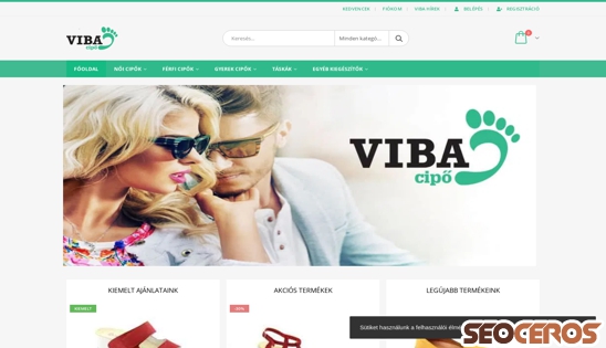 vibacipo.hu desktop preview