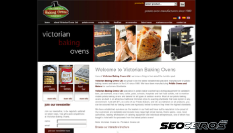 victorianovens.co.uk desktop náhľad obrázku
