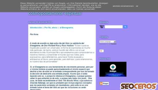 vidadeunaindigo.blogspot.com.es desktop Vista previa