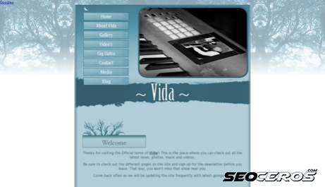 vidamusic.co.uk desktop előnézeti kép