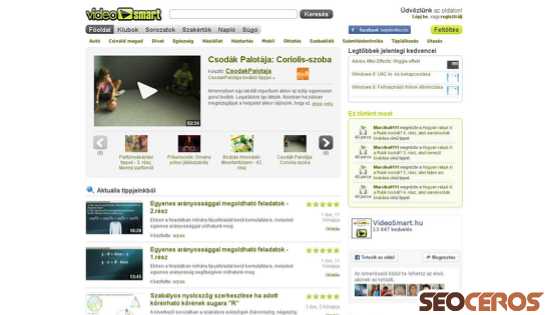 videosmart.hu desktop előnézeti kép