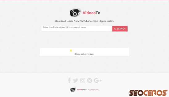 videosto.com desktop preview