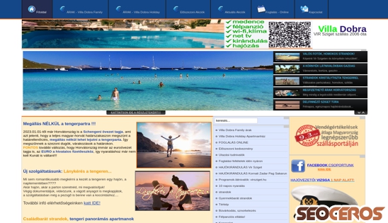 villadobra.hu desktop előnézeti kép