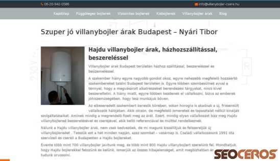 villanybojler-csere.hu/villanybojler-arak desktop náhľad obrázku