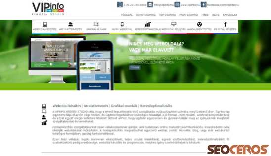 vipinfo.hu desktop náhled obrázku