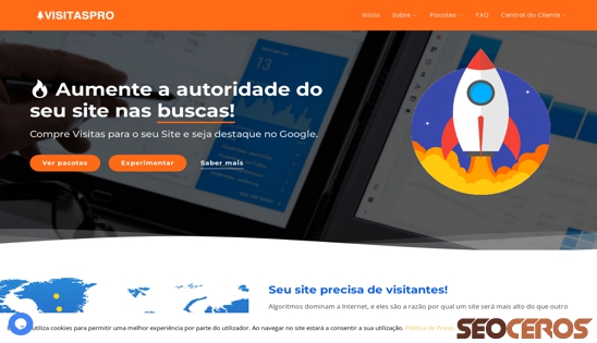 visitaspro.com.br desktop prikaz slike