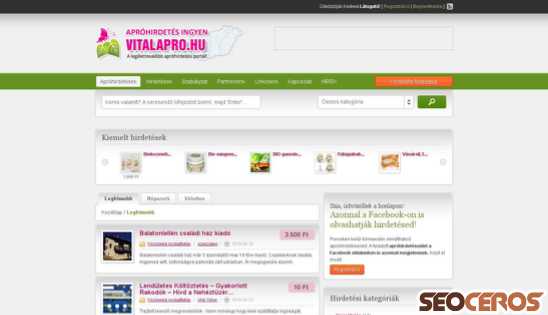 vitalapro.hu desktop náhled obrázku