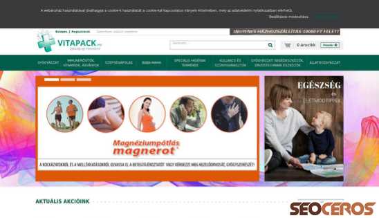 vitapack.hu desktop náhľad obrázku