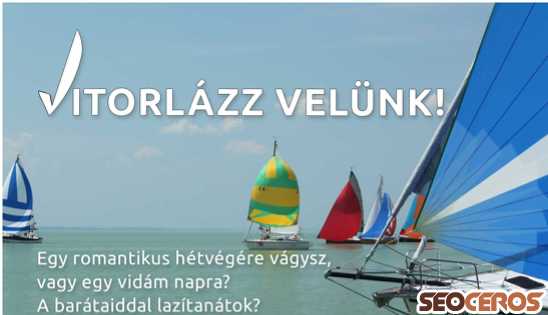 vitorlazunk.hu desktop náhľad obrázku