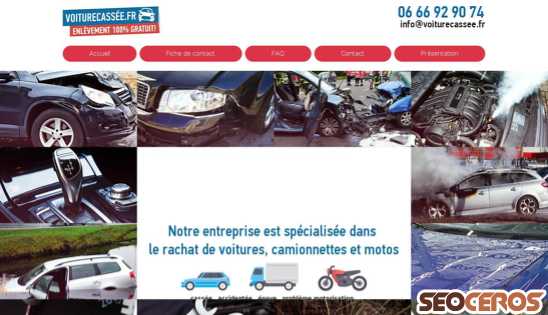 voiturecassee.fr desktop előnézeti kép