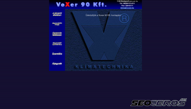 voxer.hu desktop előnézeti kép