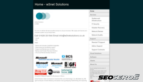 w3netsolutions.co.uk desktop preview