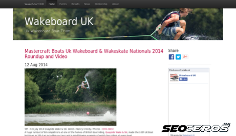 wakeboard.co.uk desktop förhandsvisning