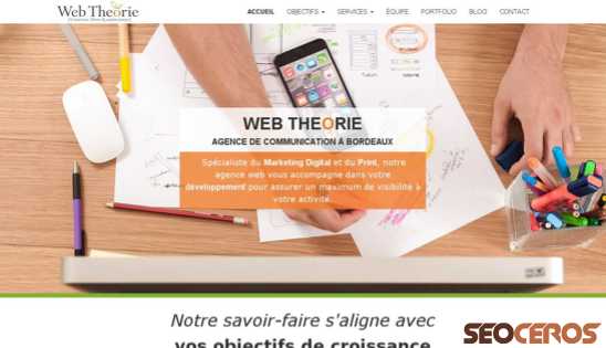 web-theorie.fr desktop előnézeti kép