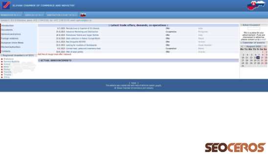 scci.sk desktop előnézeti kép