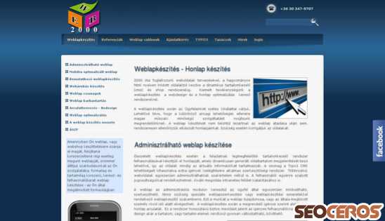 web2000.hu desktop náhľad obrázku