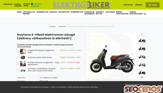 webaruhaz.elektrobiker.hu/daytona-e-viball-elektromos-robogo desktop előnézeti kép