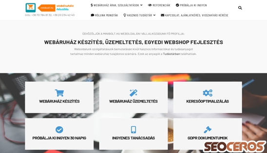 webaruhazkeszites-web.hu desktop vista previa