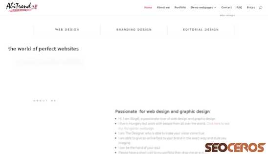 webdesign.abitrend.com desktop preview