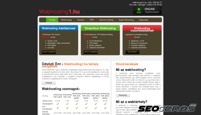 webhosting1.hu desktop náhľad obrázku
