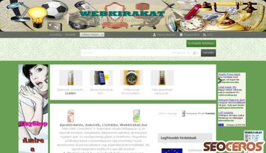 webkirakat.hu desktop náhľad obrázku
